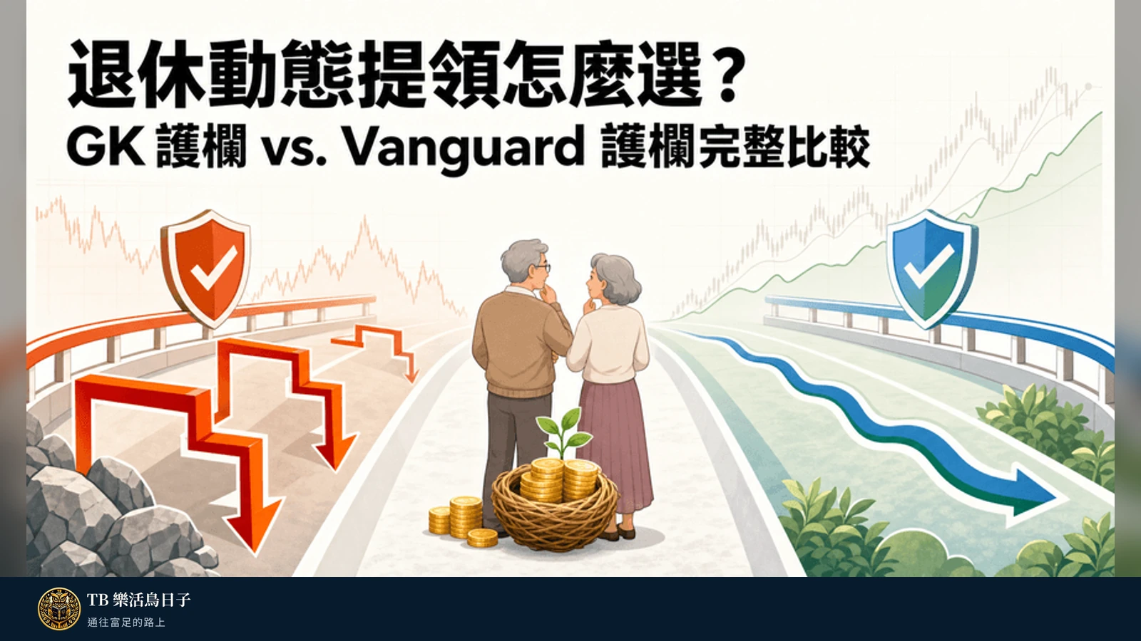 退休動態提領怎麼選？GK 護欄 vs. Vanguard 護欄完整比較原標題圖